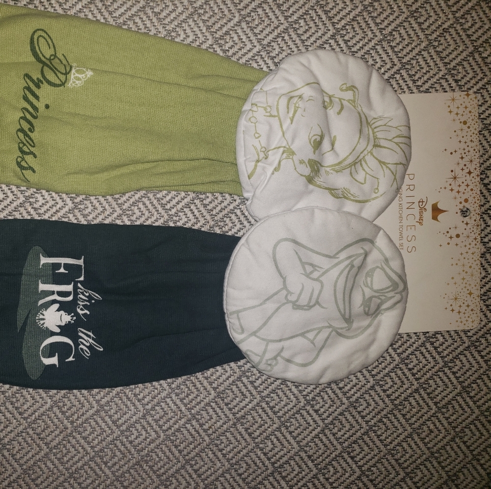 Princess and the Frog 2 pack Towels